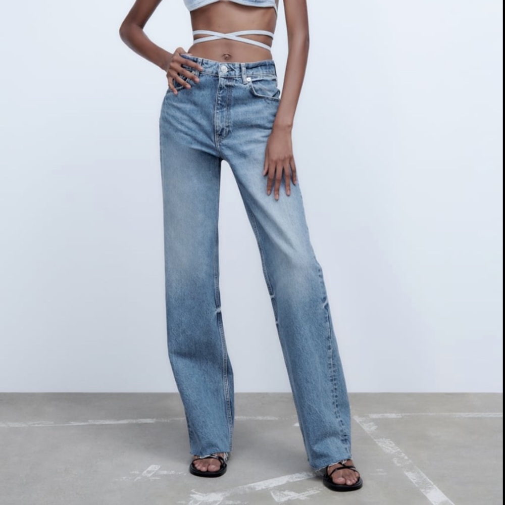 NWT Zara Wide Leg Jeans